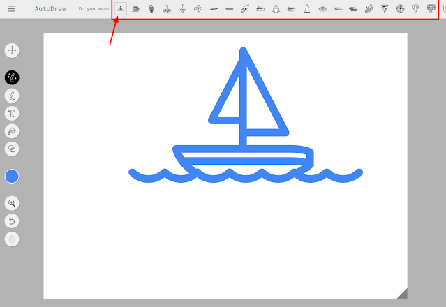 أداة AutoDraw الآن يمكنك رسم أي شيء وسيقوم الذكاء الإصطناعي بمساعدتك