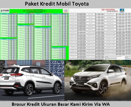 dp mobil Rush kredit toyota