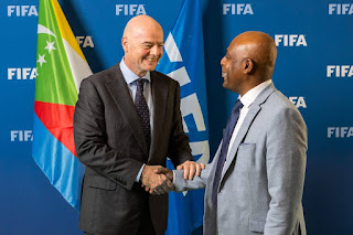 Paris : Gianni Infantino reçoit le Président de la Fédération Comorienne de Football