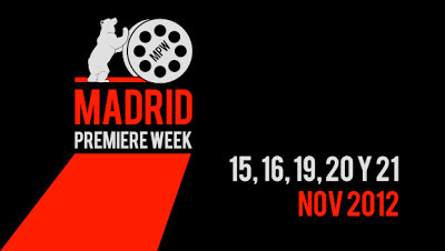 Çartel de la Madrid Premiere Week 2012. La Gran Vía se viste de gala para la Madrid Premiere Week. Making Of