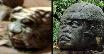  un esperto ha paragonato la "statua" a figure rinvenute in America centrale