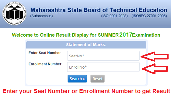 MSBTE Result Summer 2017