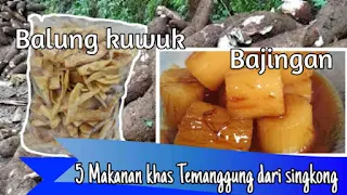 Makanan/kuliner khas temanggung jateng