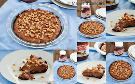Featured Recipe | Nutella & Mascarpone Pie from Manu's Menu #SecretRecipeClub #recipe