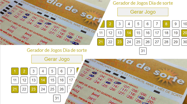 Gerador de jogos para o dia de sorte