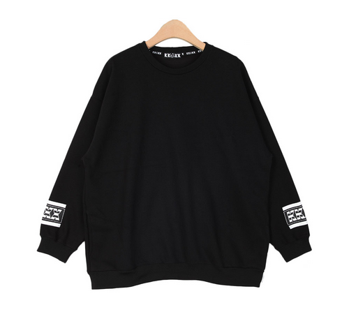 KKXX Printed Sleeve Sweatshirt