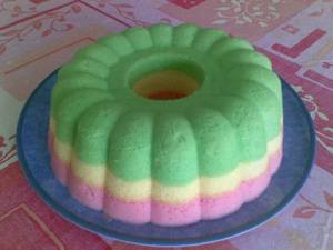 RESEP RAINBOW ROLL CAKE MUDAH