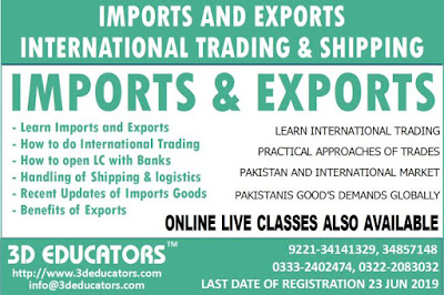 Import Export Training In Karachi