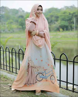 Gamis Cantik DAFIYA SYAR'I Bahan wollycrepe