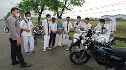 Jumpai Pelajar SMP Sedang Nongkrong Saat Patroli, Polsek Cikande Berikan Edukasi Prokes