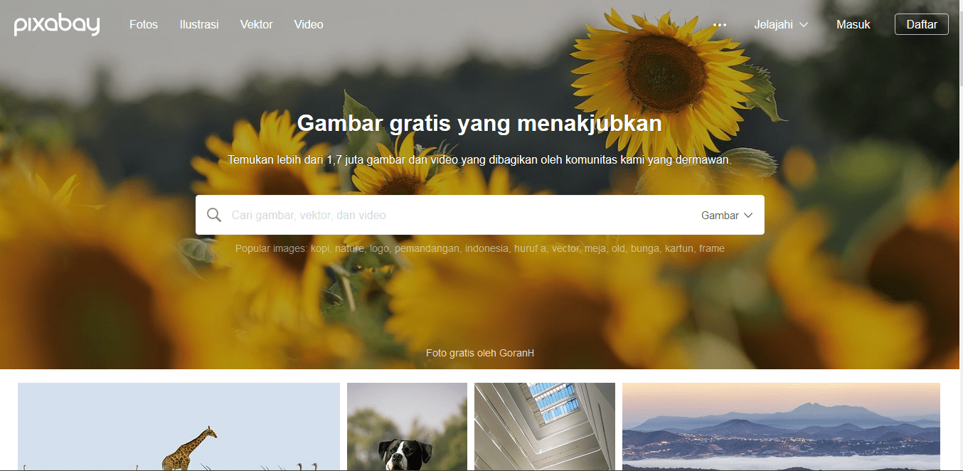 Web/Situs Download Gambar Gratis