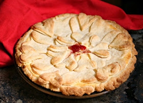 Strawberry Cheesecake Heart Pie