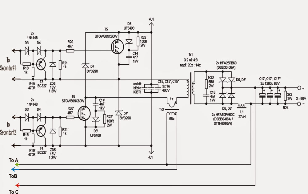 Amplifier Circuit Diagram 100v Ov 100 - 50amp 0 100v Adjustable Switch Mode Power Supply Smps Circuit - Amplifier Circuit Diagram 100v Ov 100