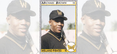 Michael Brown 1990 Welland Pirates card