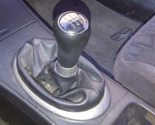 Manual transmission lever