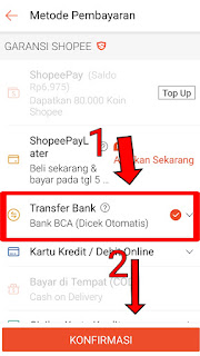 cara pembayaran di Shopee