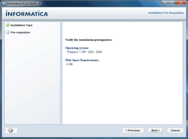 Informatica 9 Installation Steps