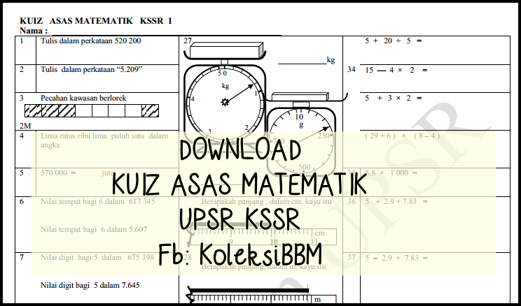 Koleksi Bahan Bantu Belajar (BBM): Mac 2017