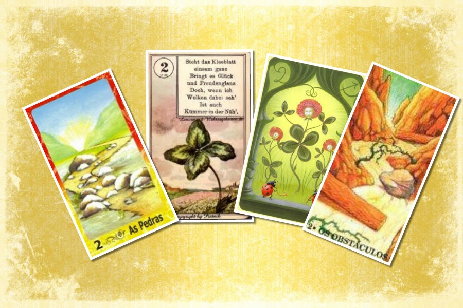 Com o Lenormand nas mãos: Carta 02 - Paus e pedras, Trevo