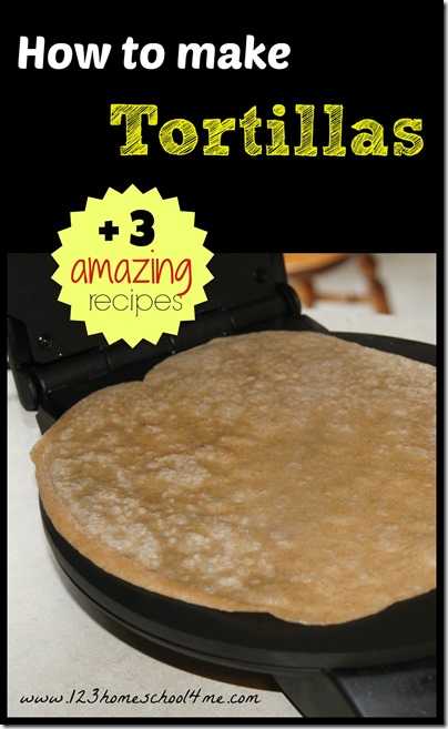 Tortillas are super easy and way more delicious if you make them from scratch! #recipes #realfood