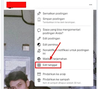 6. Cara Mengubah Tanggal Postingan Facebook di Android