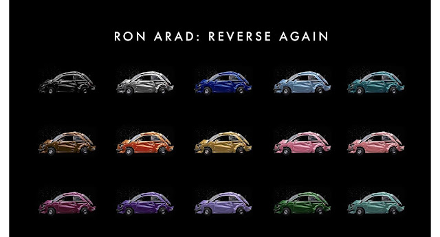 El Fiat 500 es una obra maestra digital gracias al artista Ron Arad para la subasta "Reverse Again"