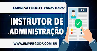 Instrutor de professor de Administração