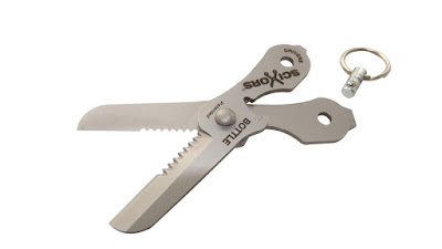 Miniature Key-Ring SciXors Plus Scissors Multi Tool