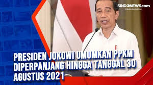 Breaking News! PPKM Berlevel-level Diperpanjang, Jokowi Tetapkan 7 Provinsi Level 4