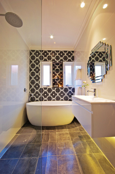 Hopscotch: Bathroom tiles