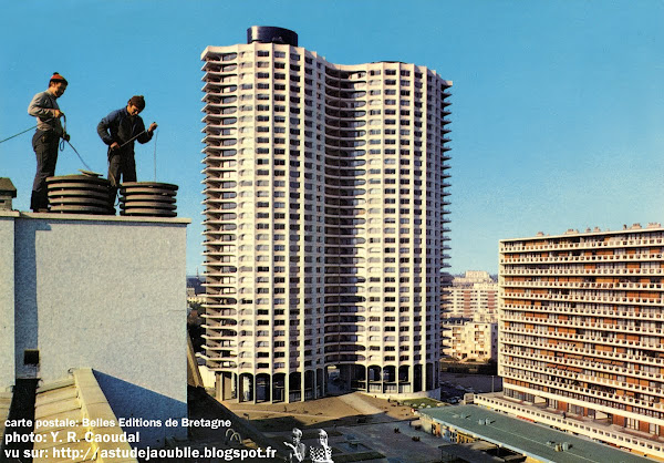 Rennes - Tours "Les Horizons"  Architecte: Georges Maillols  Construction: 1970-1971