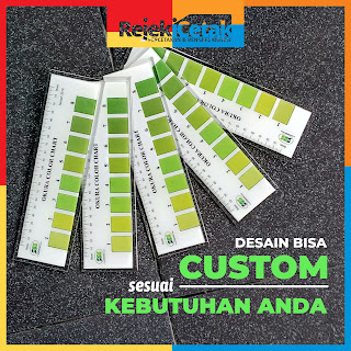 akrilik penggaris warna all varian