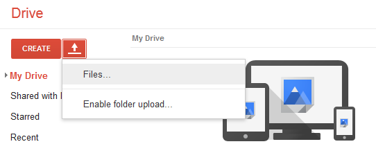 Menambahkan file pdf pada google drive