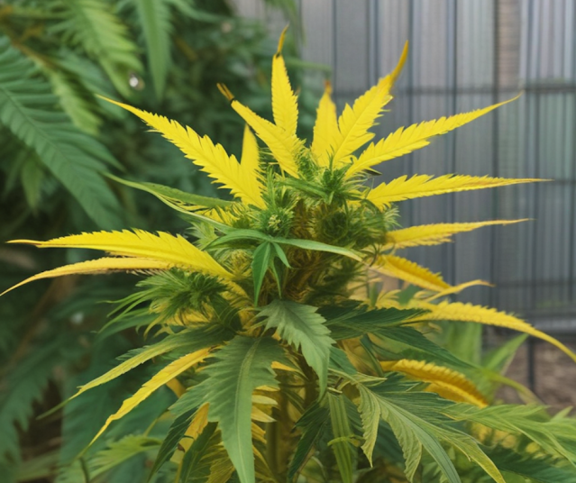 Cannabis plant nutrient burn in Ohio