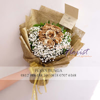 Jual Mawar Gold, Madame Florist, Hand Bouquet Anniversary