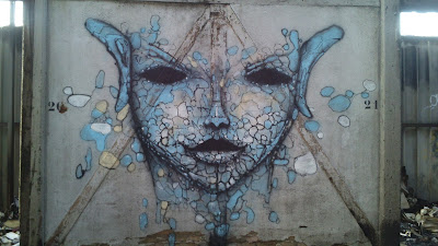 Un magnifique Street-Art visage