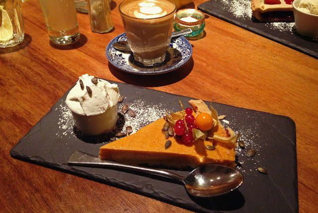 Hendersons Vegan Edinburgh - Gluten Free Pumpkin Pie