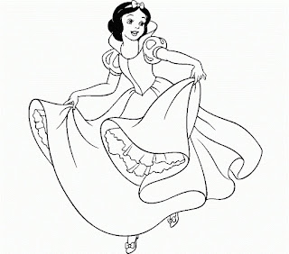 Desenhos para Colorir das Princesas Disney