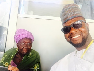 90 year old who donated her last Million to Buhari invited to His inauguration(picture)