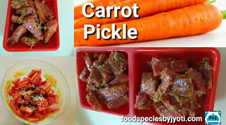 Carrot Pickle / Without onion garlic