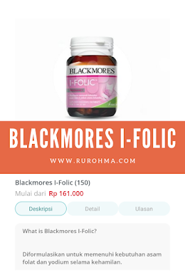 Beli Blacmores i-Folic di Toko SehatQ