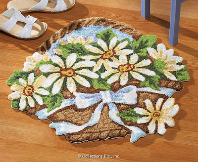 Daisy Basket Small Area Rug