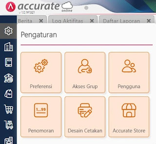 Cara Membulatkan Transaksi Keatas dan Kebawah pada Desain Cetakan Accurate Online