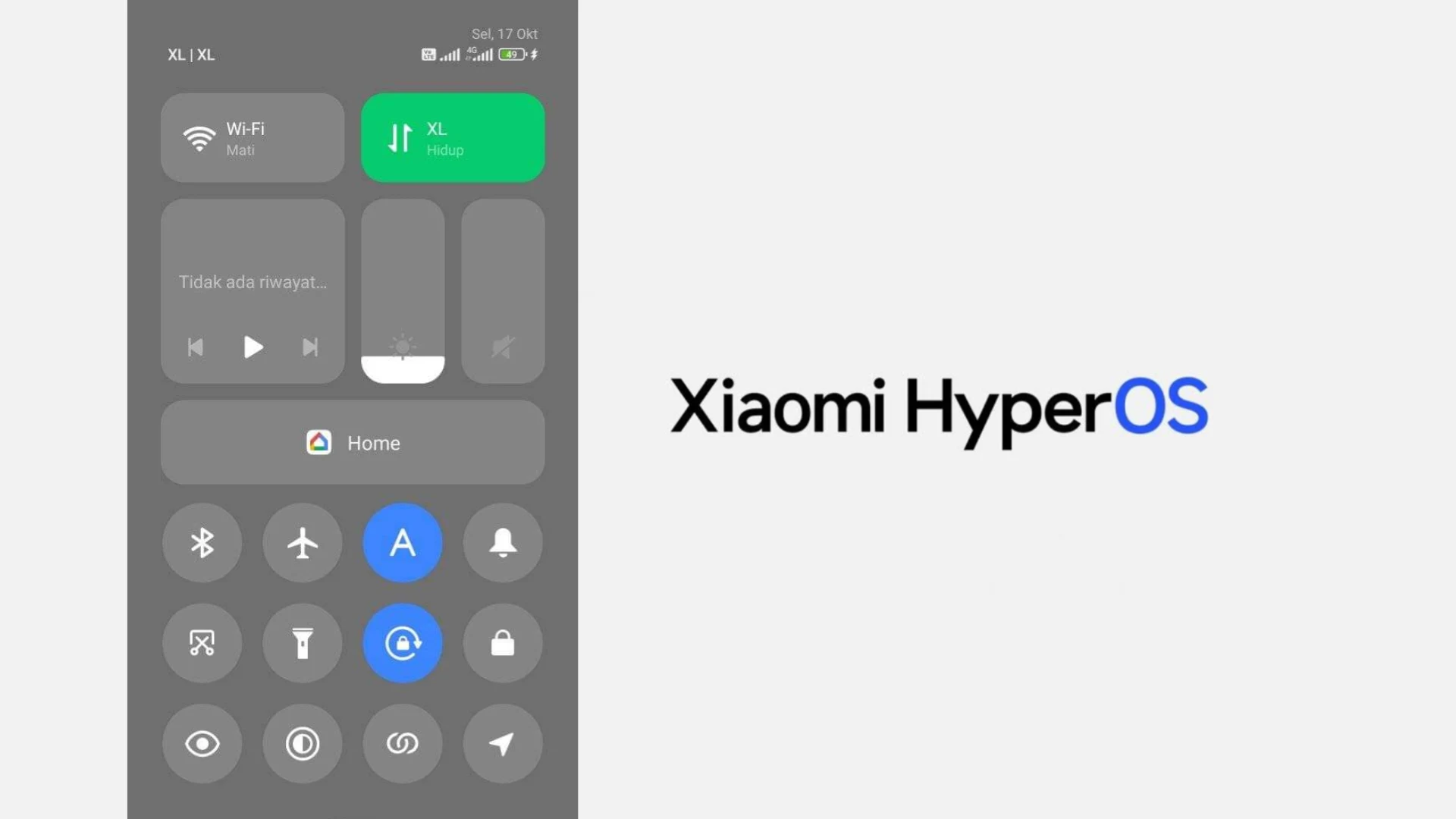 Sistem Baru Xiaomi: HyperOS dengan Tampilan Baru HyperOS Control Center