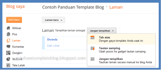 Cara Membuat Menu Horizontal Otomatis