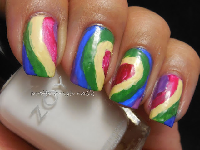 #31DC2013 Rainbow Nails