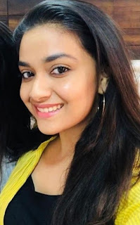 Keerthy Suresh in Green Dress with Cute and Awesome Lovely Smile Latest Selfie