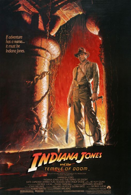 Indiana Jones Temple of Doom poster