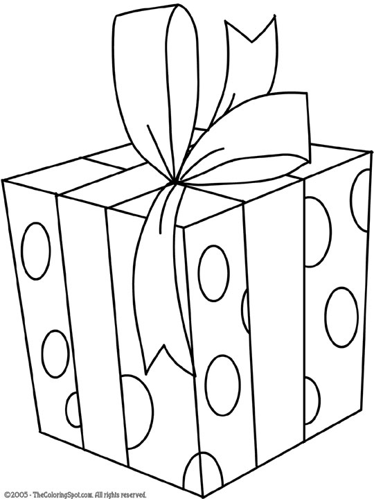 Coloring Pages Christmas Presents title=