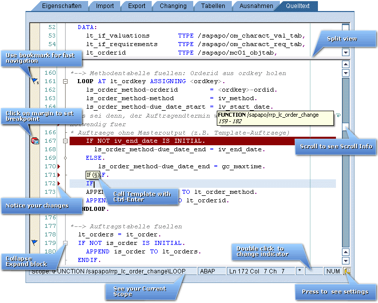 SAP ABAP Central: Old New ABAP Editor